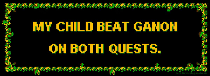 Illustration for article titled Bumper Stickers For Proud Gamer Parents